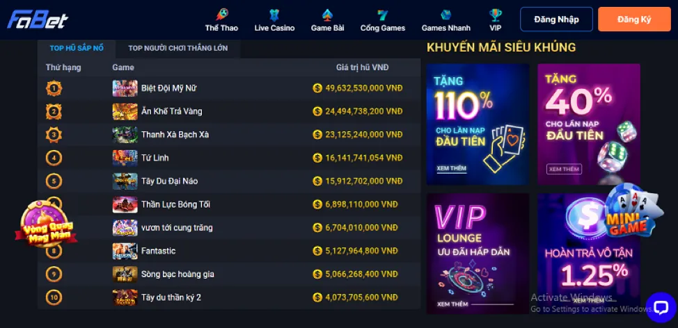 Khuyến mãi độc quyền uu8 casino
